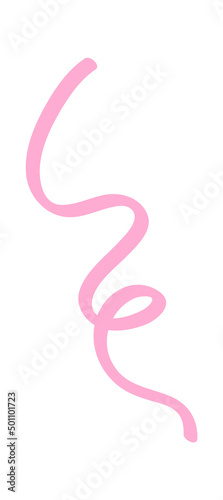 Wallpaper Mural Abstract curved line. Vector illustration Torontodigital.ca