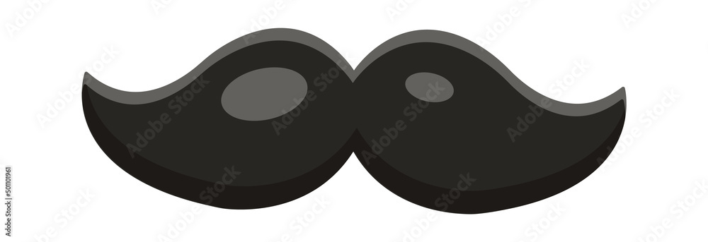 Photo Booth Prop mustache. Vector illustration Photo Booth Prop mustache. Vector illustration