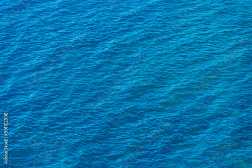 Blue water sea for background. Texture water surface. Sea water