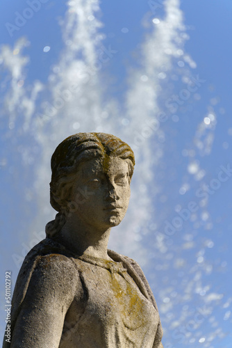 Fountain of Four Seasons at Citylife in Milan, Italy