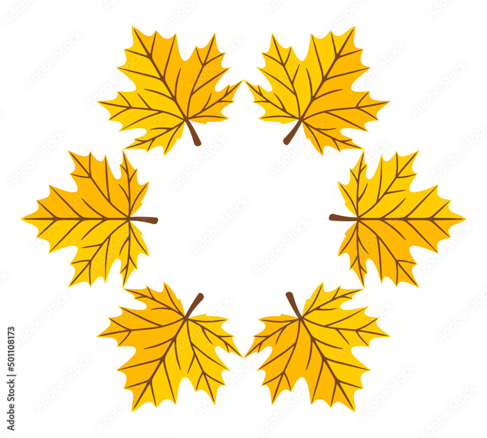 Naklejka premium liść klonu ikona