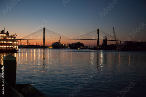 Sunset on the Savannah River