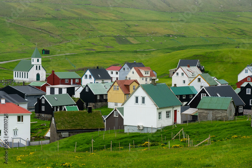 Gjogv, Esturoy Island, Faroe Islands, Denmark