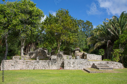 The Palace, Mayan Ruins, Kohunlich Archaeological Zone, Quintana Roo, Mexico photo