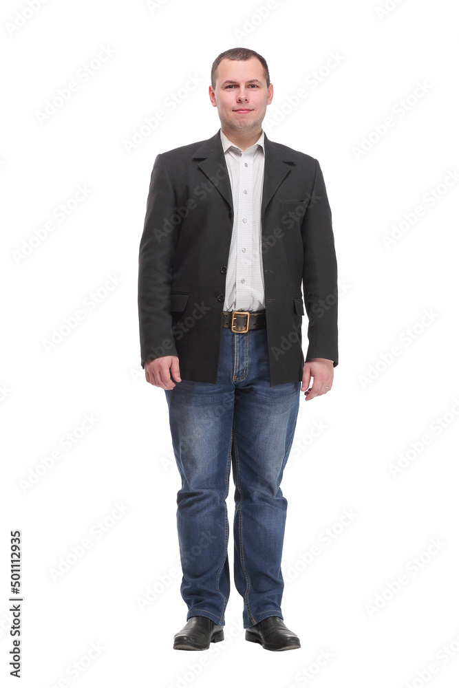 Portrait of happy smiling young businessman, isolated on white background Portrait of happy smiling young businessman, isolated on white background