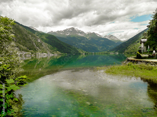 Beautiful near lake. Scenic view of the lake.