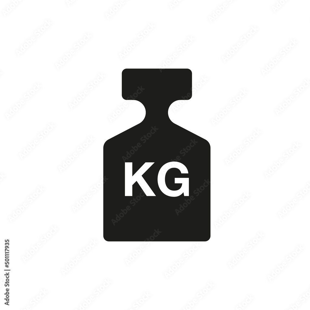 Weight icon vector. Scale and Kilogram symbol. Weight icon vector. Scale and Kilogram symbol.