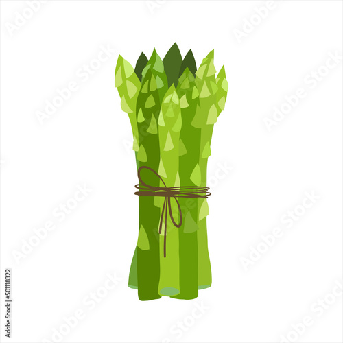 bunch of fresh asparagus