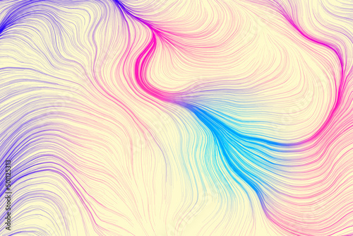 Abstract gradient particle field 3d background