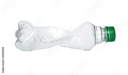 white water bottle isolated on white background