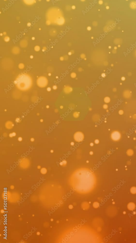 Animation of light and orange spots on orange background Animation of light and orange spots on orange background