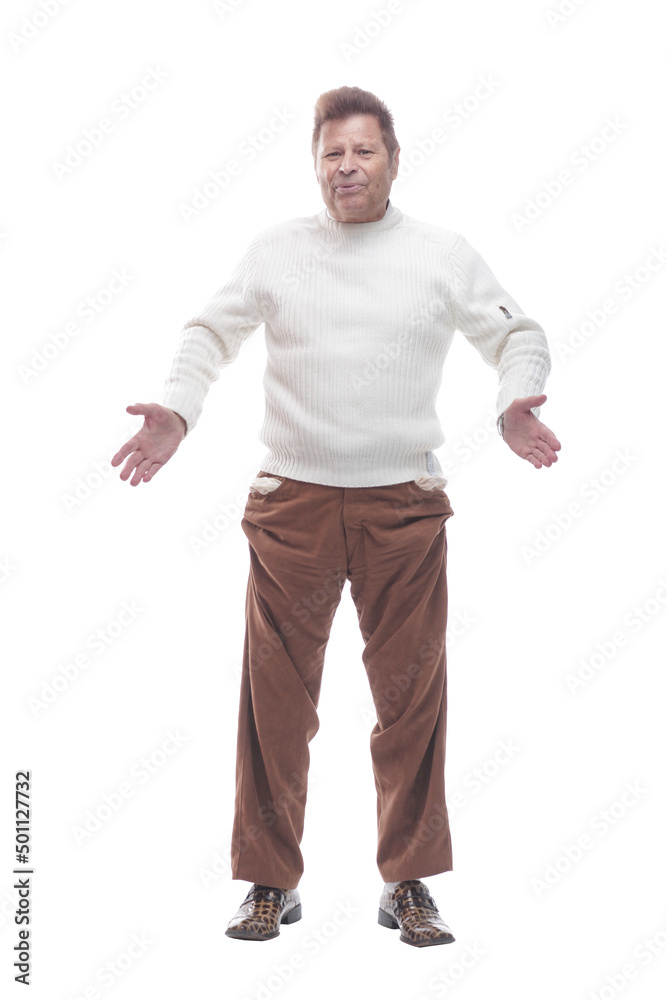 in full growth. gladsome man in comfortable casual clothes . in full growth. gladsome man in comfortable casual clothes .