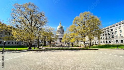 The West Virginia State Capitol in Charleston West Virginia.