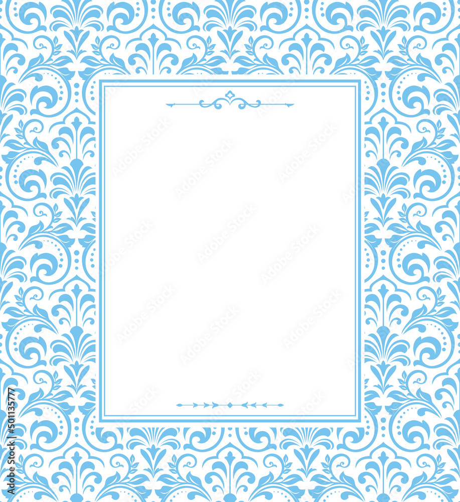 Abstract floral pattern. Vector seamless background. Perfect for invitations or announcements.