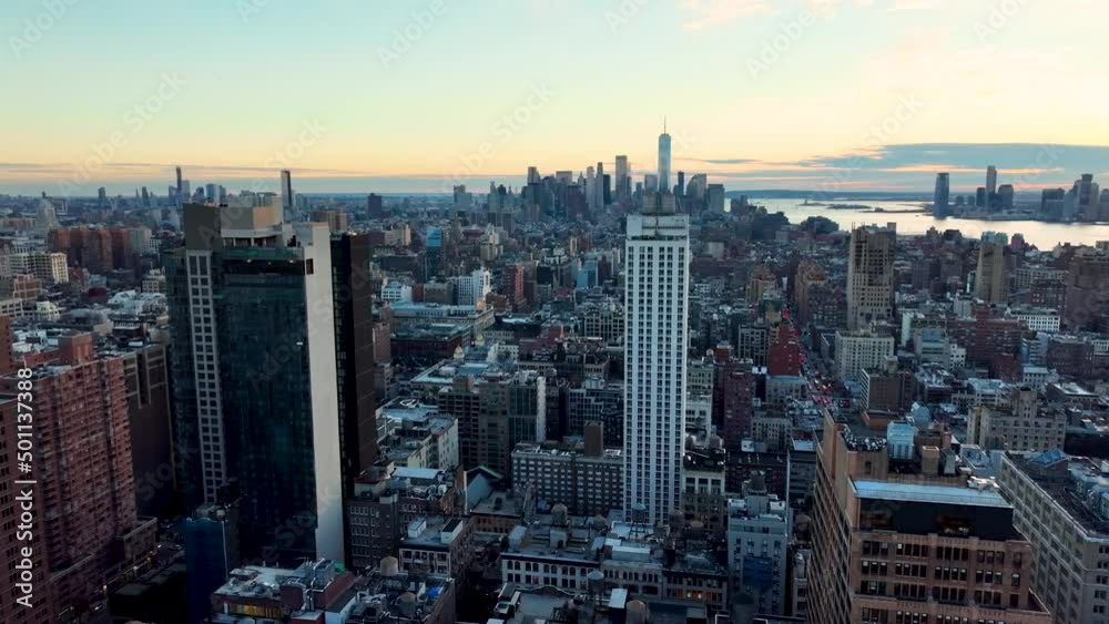 Aerial New York City View Aerial New York City View