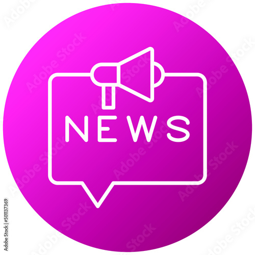 Vector Design News Banner Icon Style
