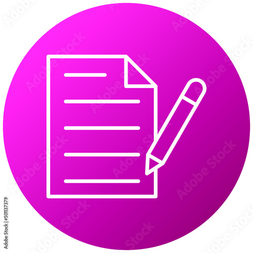 Vector Design Blog Icon Style