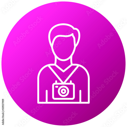 Vector Design Cameraman Icon Style