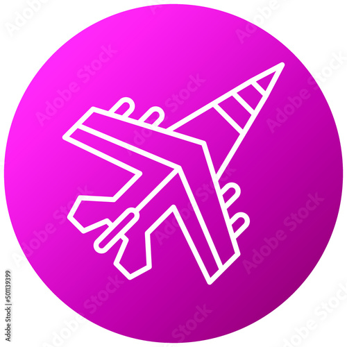 Vector Design Jet Icon Style