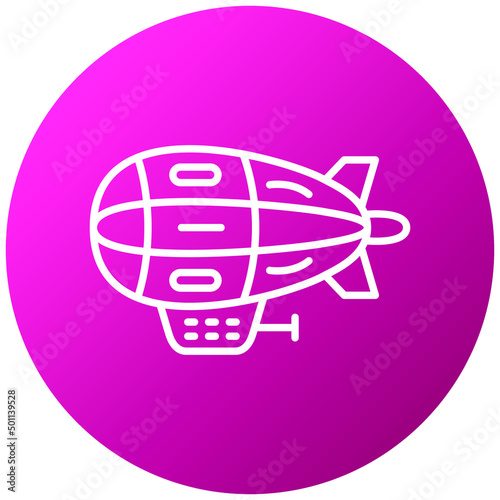 Vector Design Zeppelin Icon Style