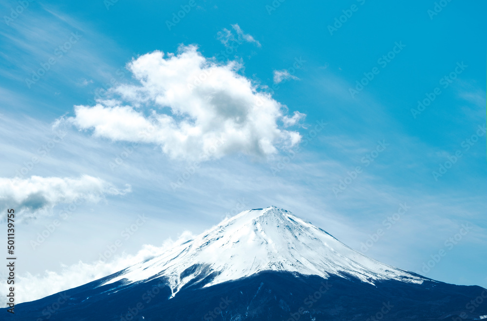 富士山　青空　日本の風景