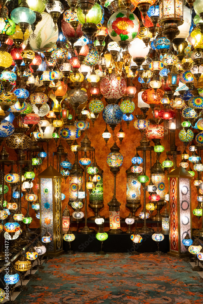 traditional turkish lamps