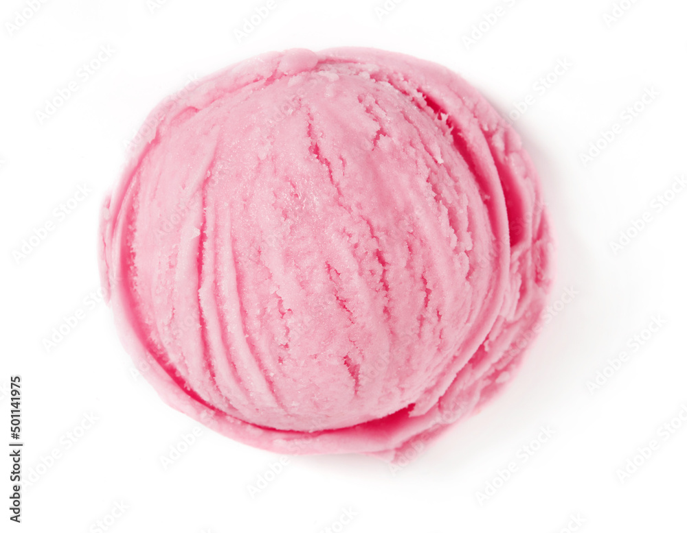 Strawberry ice cream scoop Strawberry ice cream scoop
