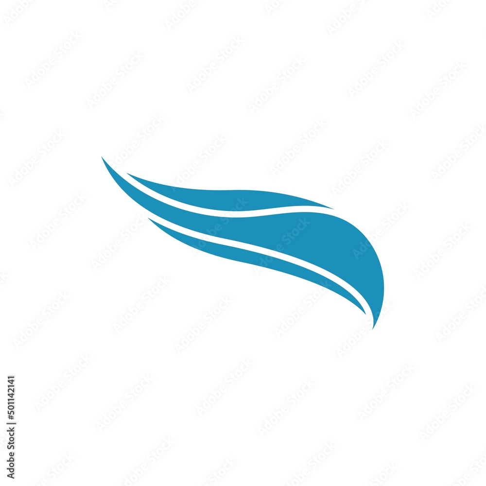 Obraz premium Wave beach vector illustration design