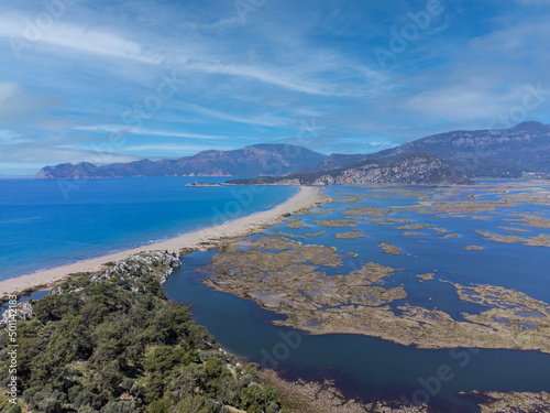 Iztuzu Beach near Dalyan, in the Ortaca District of the Province of Mugla