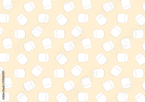 Marshmallow pattern wallpaper. background. marshmallow vector.