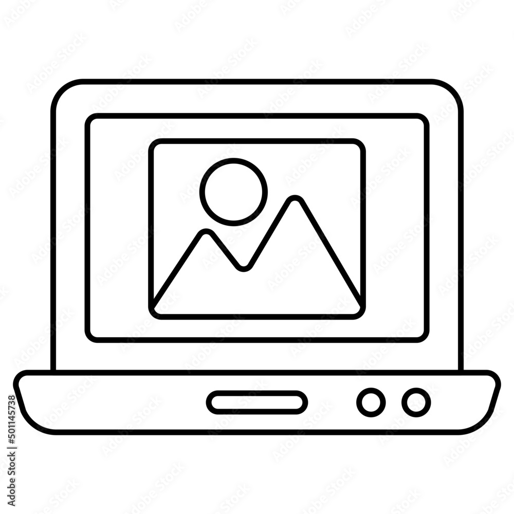 Perfect design icon of online landscape Perfect design icon of online landscape
