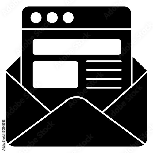 Perfect design icon of web mail