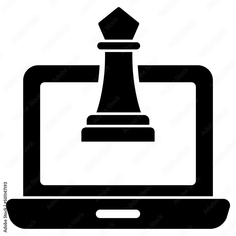 Modern design icon of digital strategy Modern design icon of digital strategy
