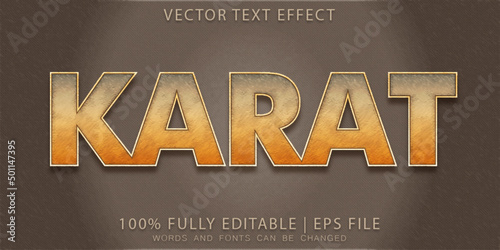 Karat Rust Text Effect