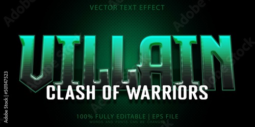 Villain Modern shine Text Effect