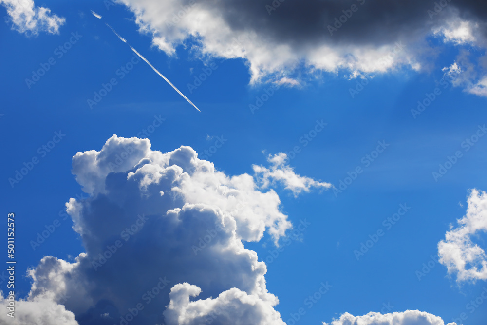 High clouds in the summer sky. Sky background. Meteorological observations of the sky. High clouds in the summer sky. Sky background. Meteorological observations of the sky.