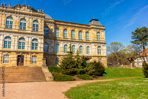 Gem  tlicher Tag in der Parklandschaft in Gotha - Th  ringen - Deutschland