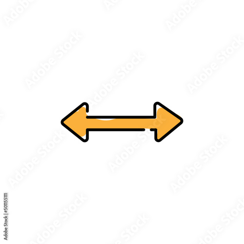 abstract arrow icon. modern arrow symbol vector