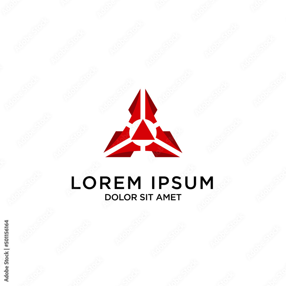 Obraz premium Red Triangle 2