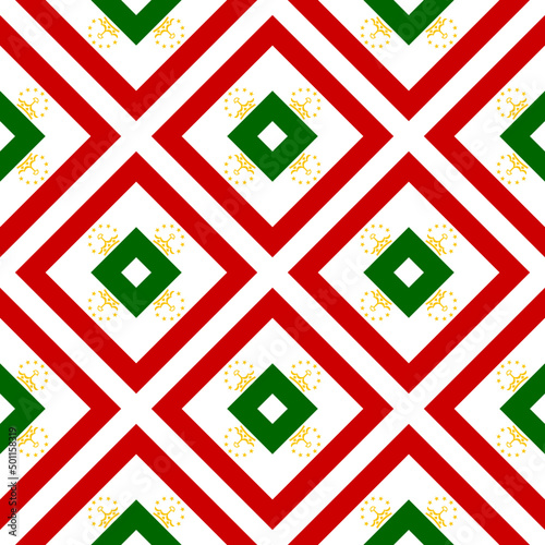tajikistan flag pattern. abstract background. vector illustration