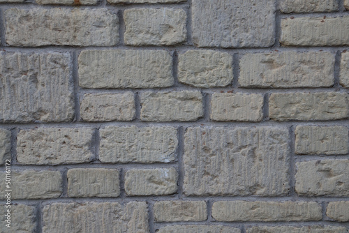 Textured background from ancient stone blocks. Stone wall pattern