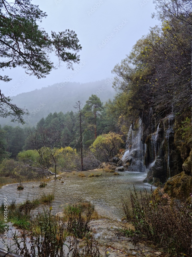 Nacimiento del río Cuervo en Cuenca. 