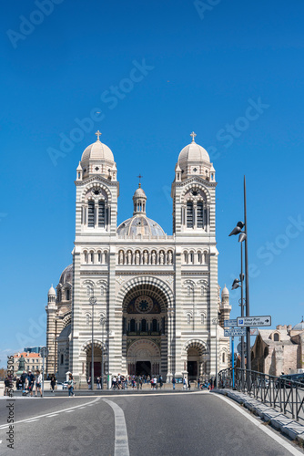 The old marseille cathedrail in France