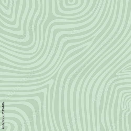 Abstract monochrome background with wavy stripes. Hand drawn vector illustration. Flat color design.