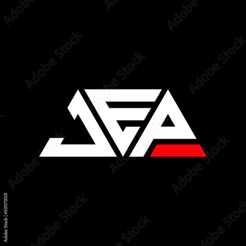 JEP triangle letter logo design with triangle shape. JEP triangle logo design monogram. JEP triangle vector logo template with JEd color. JEP triangular logo Simple, Elegant, and Luxurious Logo...