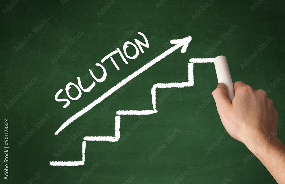 Hand drawing business concept concept Hand drawing business concept concept