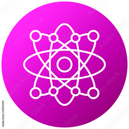 Vector Design Atom Icon Style