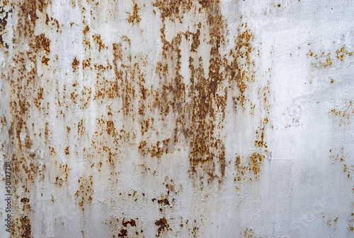 rusty painted metal sheet texture background photo