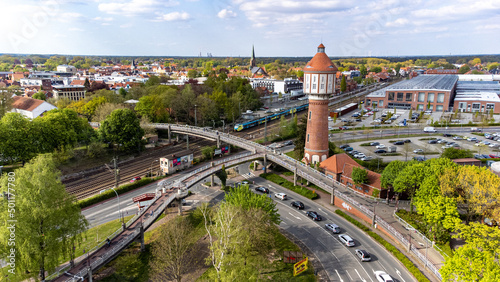 Wasserturm Lingen Emsland Luftaufnahme Drohne Stadt