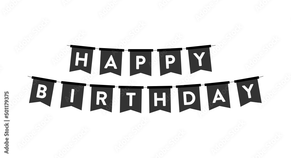 Happy Birthday Icons, Birthday Vector, Balloon Vector, Birthday ...